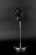Paire de boucle d’oreille mixte en forme de x en acier inoxydable.