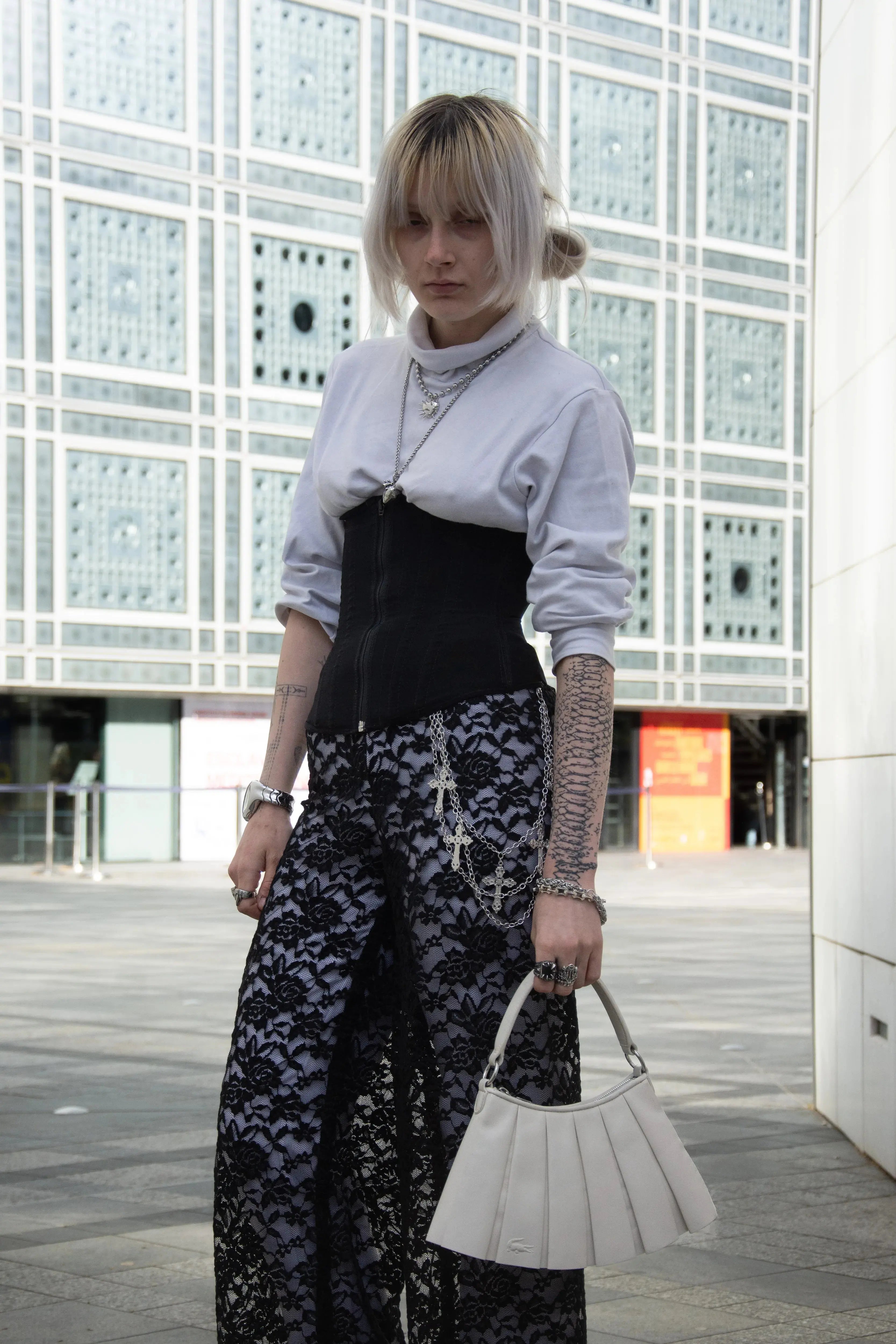 Pants Chains Cross Doomed Jewelry