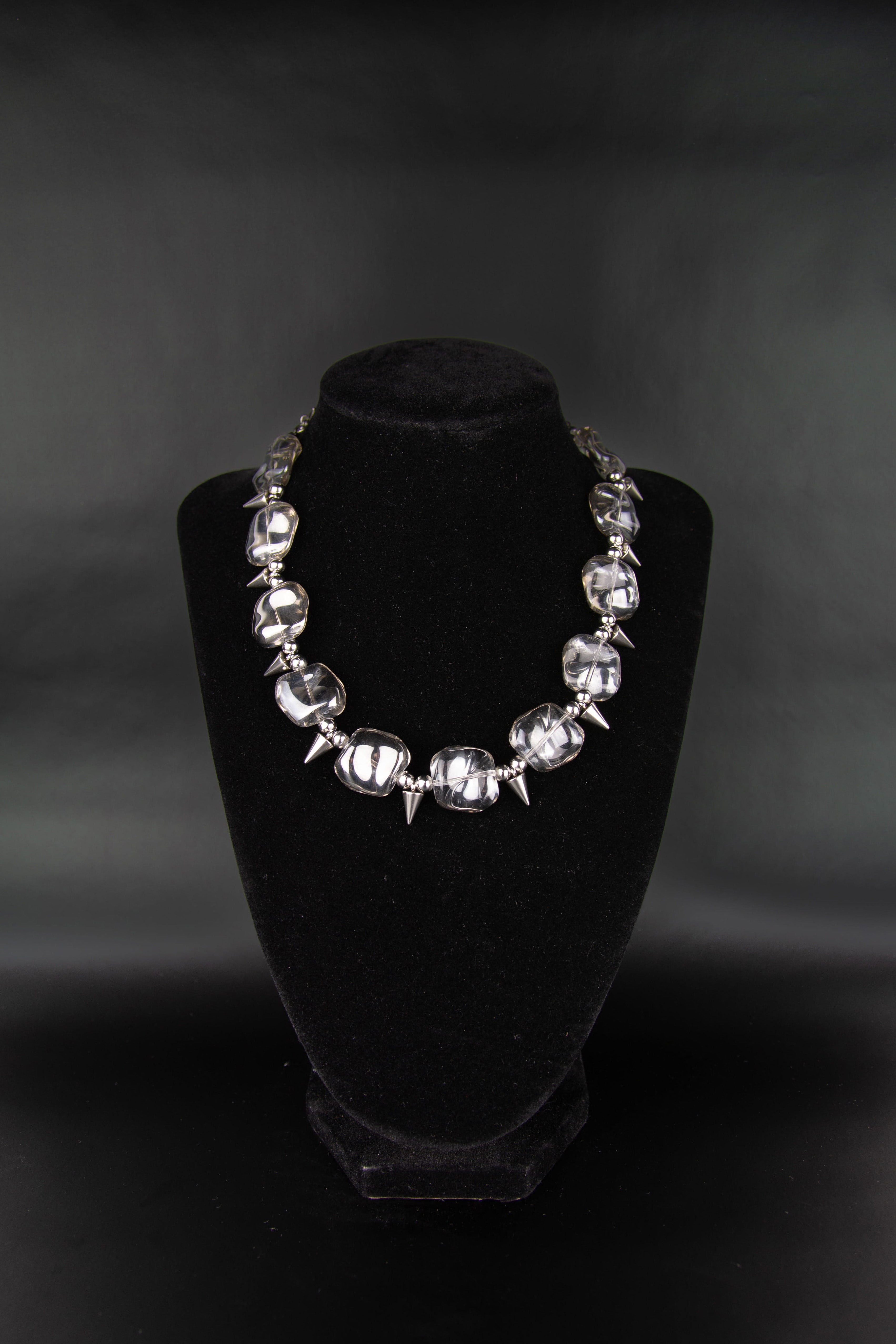 Chrystal Pebble Necklace